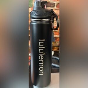 Lululemon Black Insulated Water Bottle